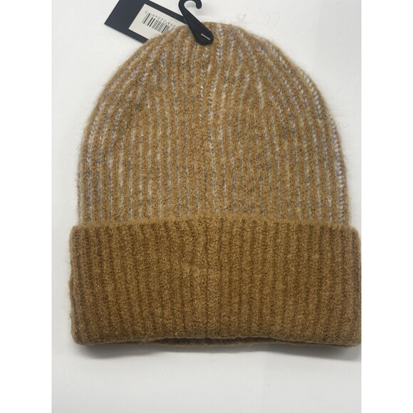 Marcus Adler New York Striped Cuff Beanie New - Picture 2 of 4